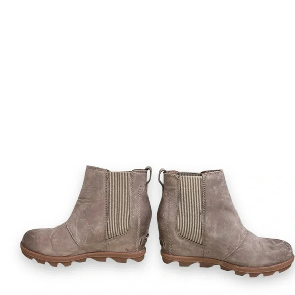 Sorel Joan of Arctic Wedge II Leather Chelsea Boot Size 7.5 - Picture 4 of 10